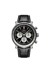 Reloj Breitling Navitimer de acero automático de 46 mm con cronógrafo en negro