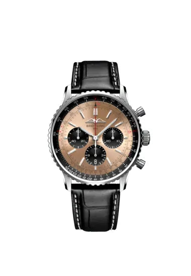 Reloj Breitling Navitimer de acero automático de 43 mm con cronógrafo en cobre
