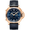 Reloj Panerai Luminor de oro automático de 44 mm con cronógrafo en Blu Notte