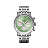 Reloj Breitling Navitimer de acero automático de 41 mm con cronógrafo en verde
