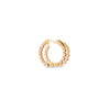 Arracadas en oro amarillo de 14K con 1.23 ct en diamantes