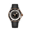 Reloj Breitling Superocean bicolor automático de 42 mm con correa de caucho en negro