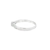 Anillo solitario en oro blanco de 14K con un diamante de 0.30 ct