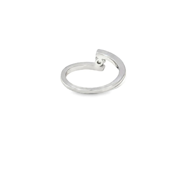 Anillo Solitario en 14k en Oro Blanco con 0.25 CT en Diamantes