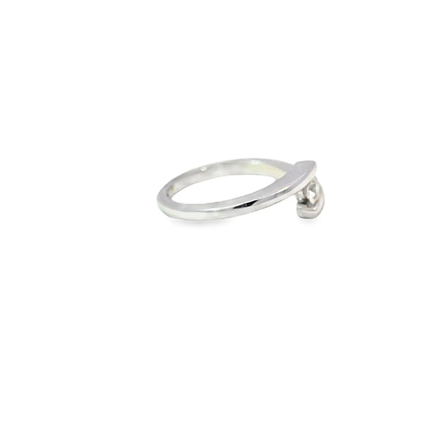 Anillo Solitario en 14k en Oro Blanco con 0.25 CT en Diamantes