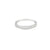 Churumbela en oro blanco de 14K con diamantes de 0.24 ct, estilo clásico