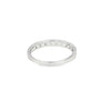 Churumbela en oro blanco de 14K con diamantes de 0.24 ct, estilo clásico