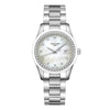 Reloj Longines Conquest Classic Acero Cuarzo 36MM Madre Perla con Brillantes