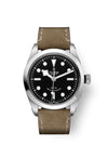 Reloj Tudor Black Bay Automático de 36 mm en Acero Inoxidable con Correa de Piel Negra y Esfera Negra