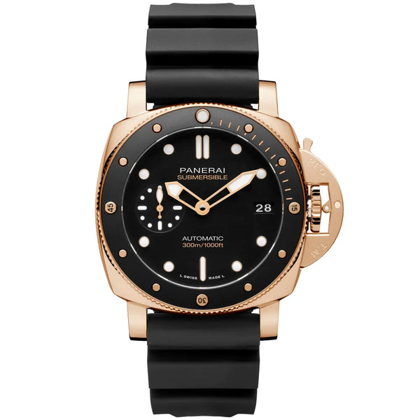 Reloj Panerai Submersible de oro automático de 42 mm