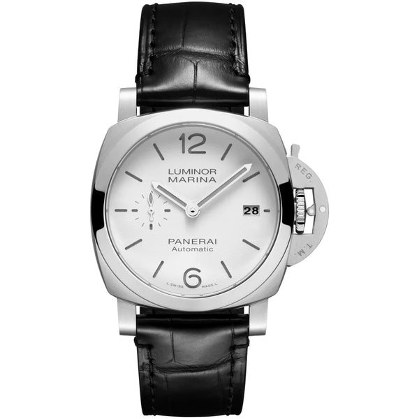 Reloj Panerai Luminor de acero automático de 40 mm en blanco