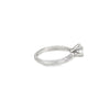 Anillo de Compromiso en 14k en Oro Blanco con 0.54 CT Diamante Central