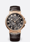 Reloj Breguet Marine Automático de 42 mm en Caja de Oro con Correa de Piel