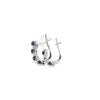 Aretes en 14K en Oro Blanco con 0.20 CT en Zafiros