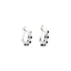 Aretes en 14K en Oro Blanco con 0.20 CT en Zafiros