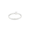 Anillo solitario en oro blanco de 14K con diamante entre 0.25 y 0.42 ct