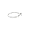 Anillo solitario en oro blanco de 14K con diamante entre 0.25 y 0.42 ct