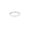 Churumbela en oro blanco de 14K con zafiros de 0.34 ct