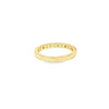 Churumbela en oro amarillo de 14K con esmeraldas de 0.34 ct