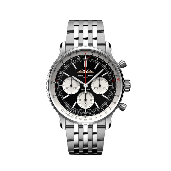 Reloj Breitling Navitimer de acero automático de 43 mm con cronógrafo ACE en negro
