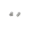 Broquel Brillante en Oro Blanco de 14K con Diamante de 0.30 ct, calidad H VS1.