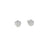 Broquel Brillante en Oro Blanco de 14K con Diamante de 0.43 ct, calidad H VS1.