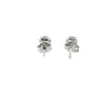 Broquel Brillante en Oro Blanco de 14K con Diamante de 0.43 ct, calidad H VS1.