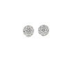 Broquel Brillante en Oro Blanco de 14K con Diamante de 1.08 ct, calidad H VS1.