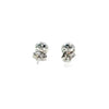 Broquel Brillante en Oro Blanco de 14K con Diamante de 0.70 ct, calidad H VS1.