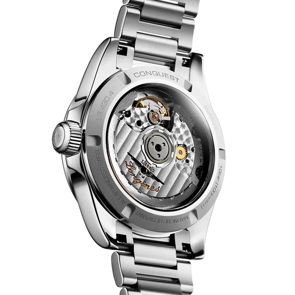 Reloj Longines Conquest Acero Automático 34MM Plata