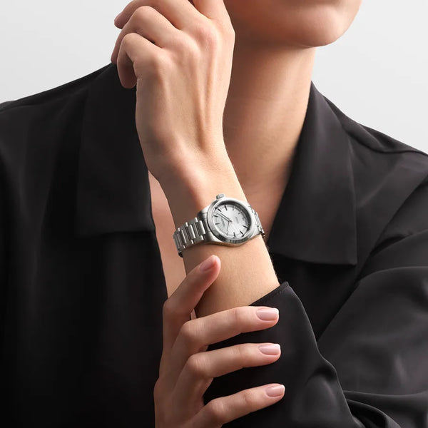 Reloj Longines Conquest Acero Automático 34MM Plata