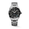 Reloj Longines Spirit Acero Automático 39MM ZULU TIME Negro