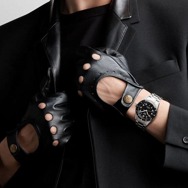 Reloj Longines Spirit Acero Automático 39MM ZULU TIME Negro