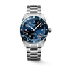 Reloj Longines Spirit Acero Automático 39MM ZULU TIME Azul