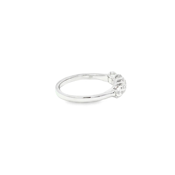 Churumbela en oro blanco de 14K con 1.05 ct en diamantes