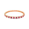 Brazalete en 14K en Oro Rosa con 2.53CT en Diamantes y 7.51CT en Rubiés