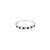 Churumbela en 14k en Oro Blanco con 0.14 CT en Zafiros