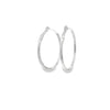 Arracadas en 14K en Oro Blanco con 1.37CT en Diamantes