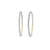 Arracadas en 14K en Oro Blanco con 3.40CT en Diamantes