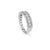 Anillo de Dama en Oro Blanco de 18K con Diamantes de Damiani