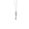 Cruz con cadena en oro de 18K OB con diamante de 0.16 ct - Damiani