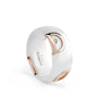 Anillo de Dama en Oro de 18K con Cerámica Blanca de la Colección Dicon de Damiani
