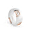 Anillo de Dama en Oro de 18K con Cerámica Blanca de la Colección Dicon de Damiani
