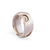 Anillo de Dama en Oro de 18K con Cerámica Beige de la Colección Dicon de Damiani