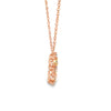 Dije con cadena en oro de 18K OA con diamante de 0.60 ct colección Margherita- Damiani