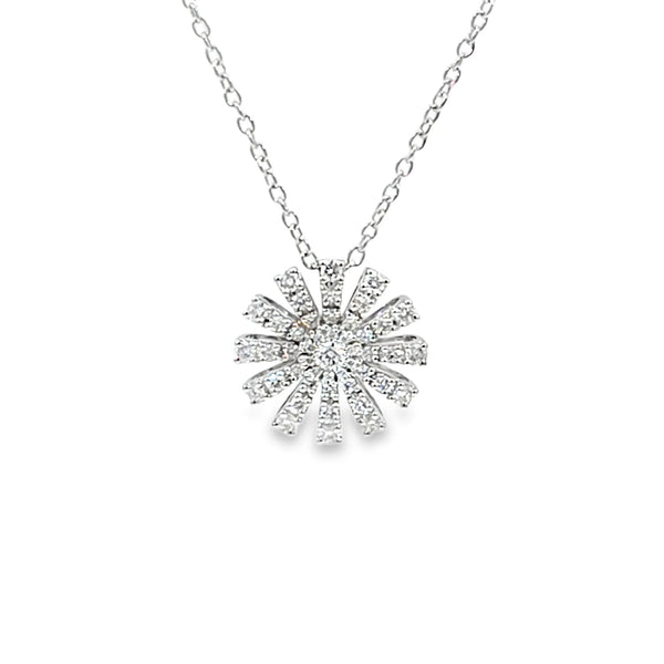 Dije con cadena en oro de 18K OB con diamante de 0.65 ct colección Margherita - Damiani