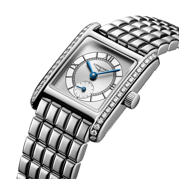 Reloj Longines Dolcevita Acero Cuarzo 21MM con Brillantes