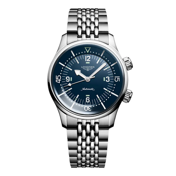 Reloj Longines Heritage Acero Automático 39MM Azul