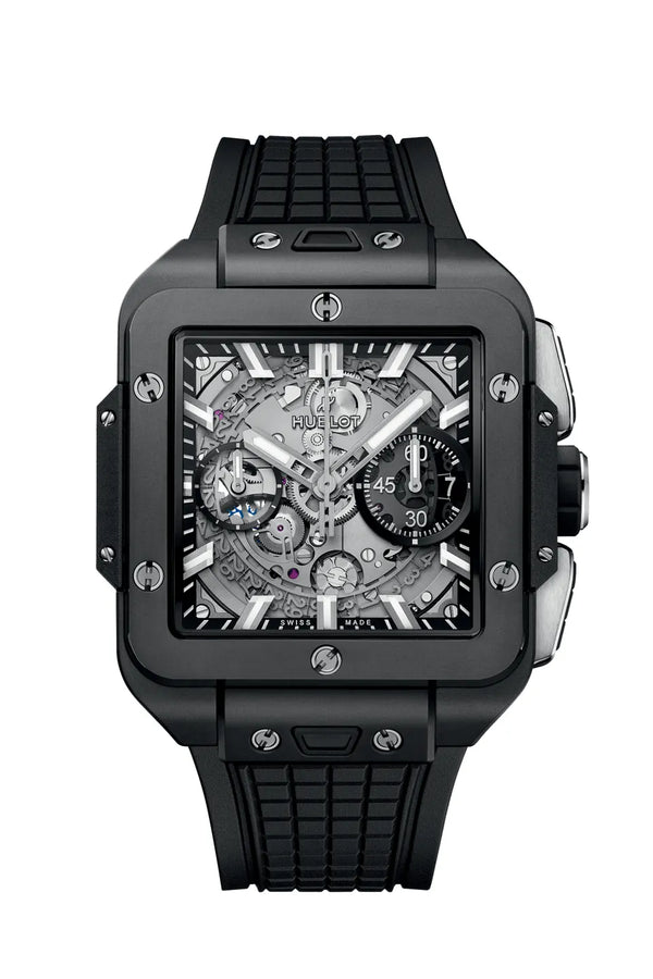 Reloj Hublot Square Bang de cerámica automático cronógrafo de 42 mm