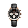 Reloj Breitling Navitimer de oro automático de 43 mm con correa de piel negra